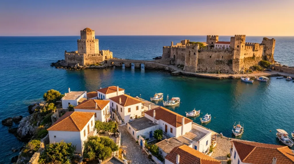 découvrez méthoni, une charmante ville côtière où la forteresse médiévale vous transporte à travers l'histoire. profitez de ses paysages pittoresques et de son ambiance authentique.